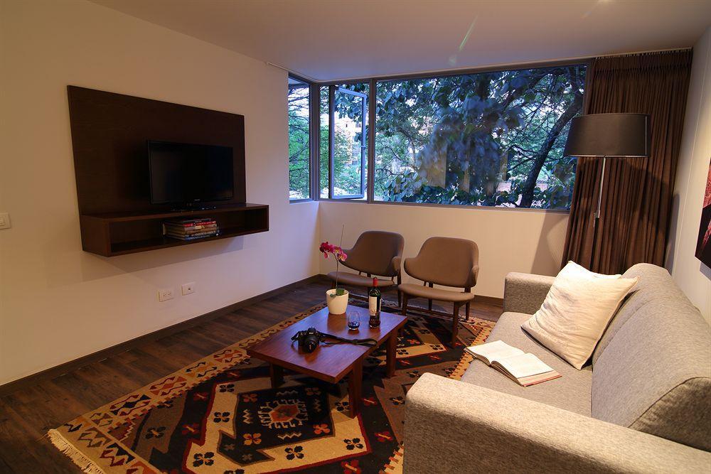 Sites Hotel Medellín Exteriér fotografie Living room