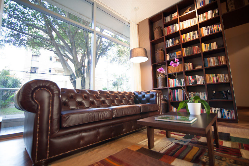 Sites Hotel Medellín Exteriér fotografie A leather sofa