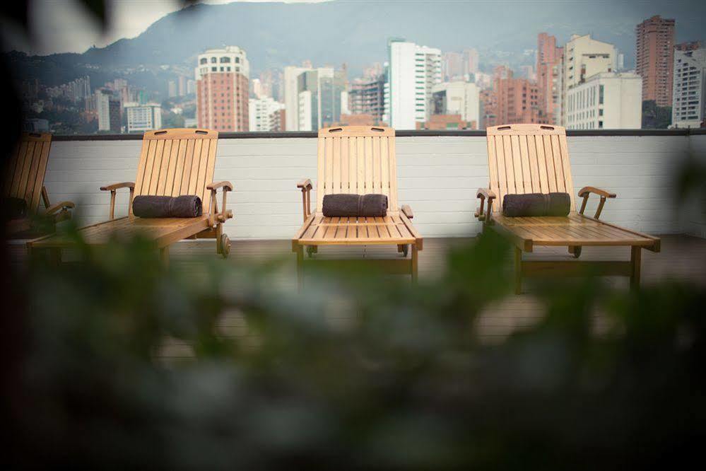 Sites Hotel Medellín Exteriér fotografie View from the rooftop