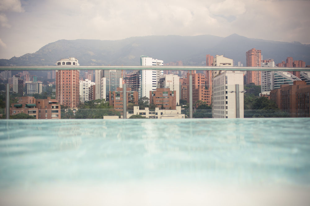 Sites Hotel Medellín Exteriér fotografie View of the city from the hotel